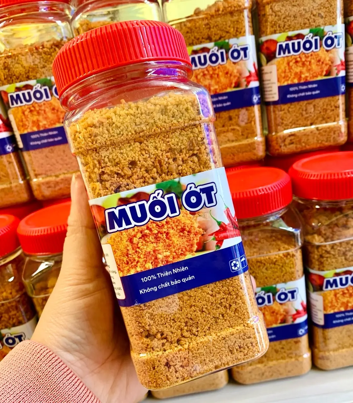 Hình ảnh MUỐI ỚT GIÒN TÂY NINH 450Gr(Chấm Trái Cây Siêu Ngon)