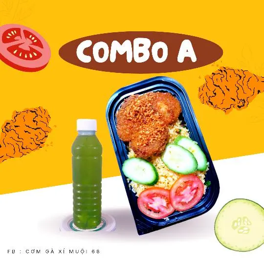 Hình ảnh CƠM GÀ MẮM TỎI + TRÀ TẮC XANH 