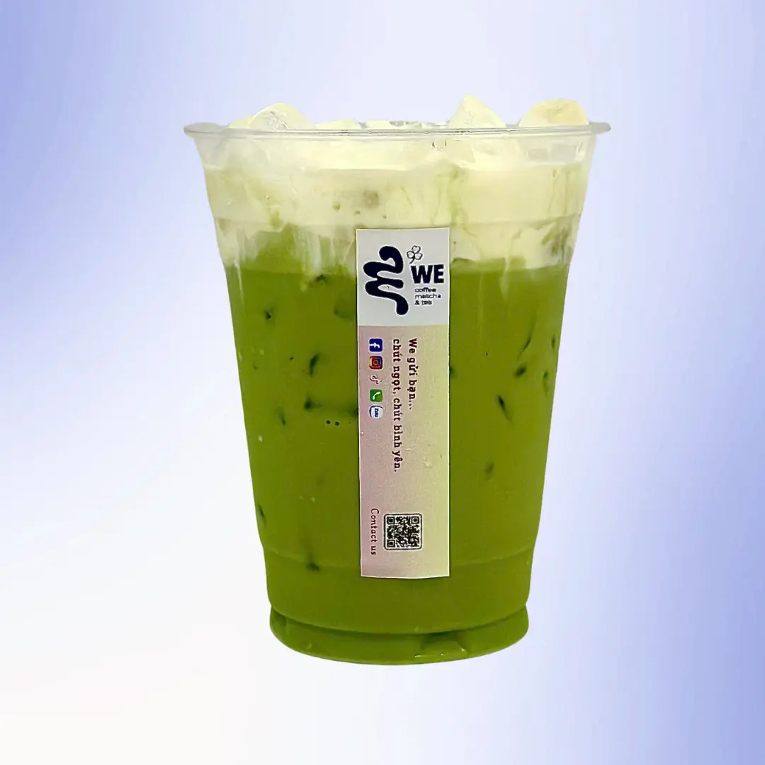 Hình ảnh Trà sữa thái xanh phô mai dẻo