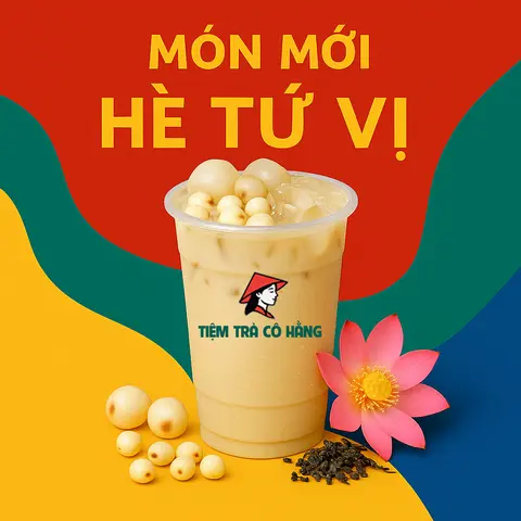 Hình ảnh Trà Sữa ÔLong Sen Nhãn (L)