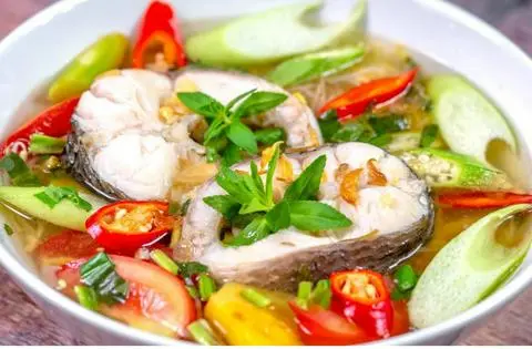 Hình ảnh Canh Chua Đầu Cá Lóc