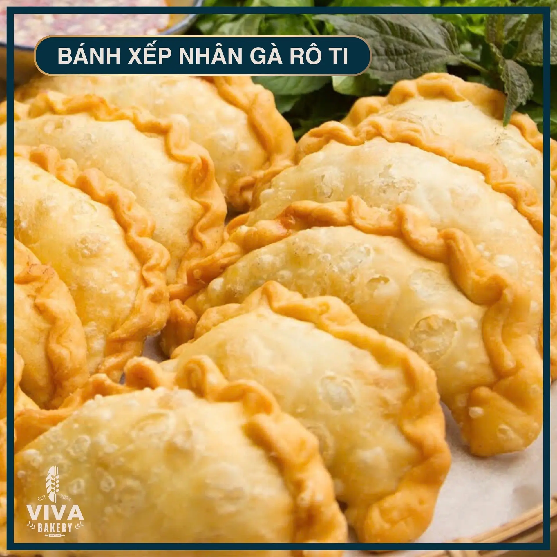 Hình ảnh Bánh Xếp Nhân Gà Rô Ti