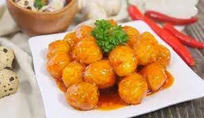 Hình ảnh Trứng cút rim bơ tỏi