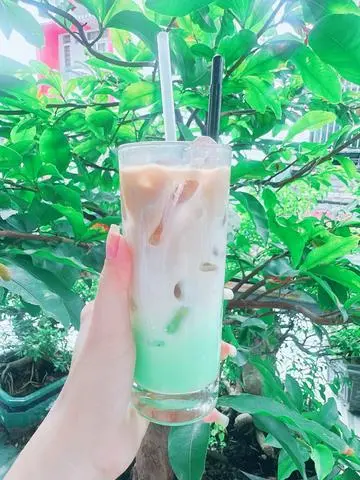 Hình ảnh Latte cafe sữa sâm dứa 