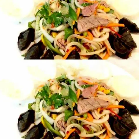Hình ảnh Gỏi bò trứng bắp thảo