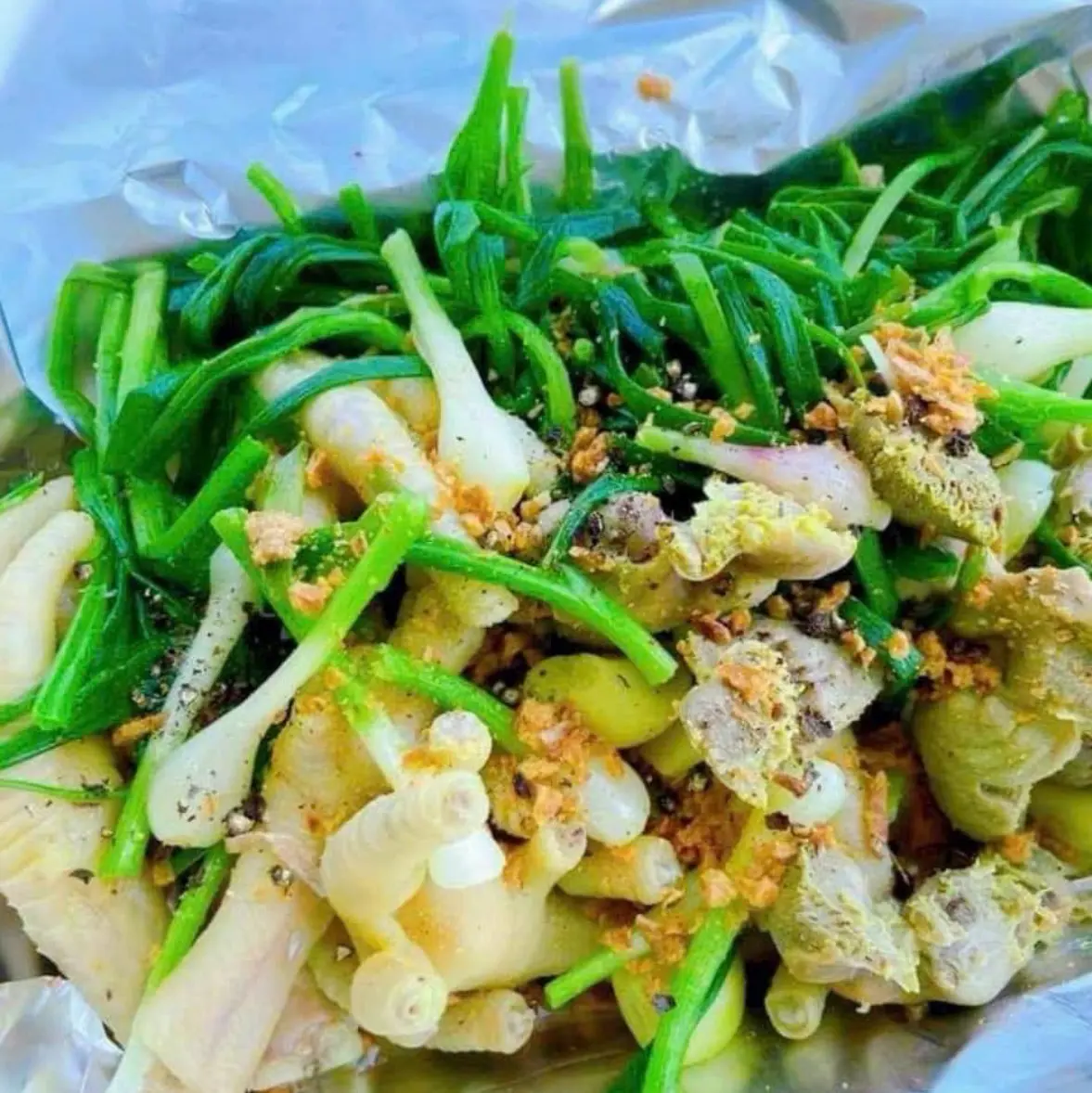 Hình ảnh Chân Gà Hấp Hành