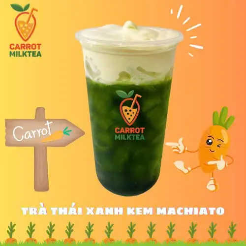 Hình ảnh Thái macchiato - xanh