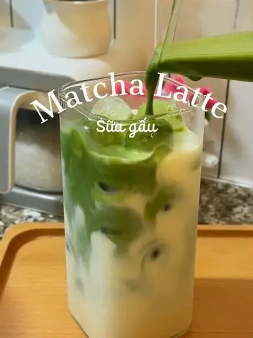 Hình ảnh Matcha sữa gấu 