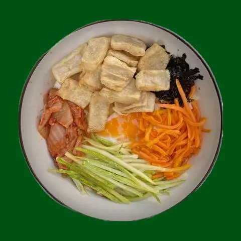 Hình ảnh Cơm Trộn Hàn Quốc Mix Chả Cá Hàn