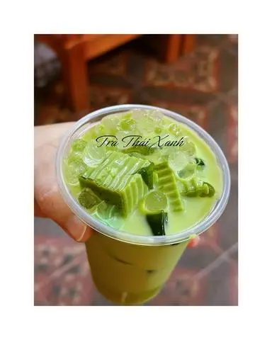 Hình ảnh Trà sữa thái xanh