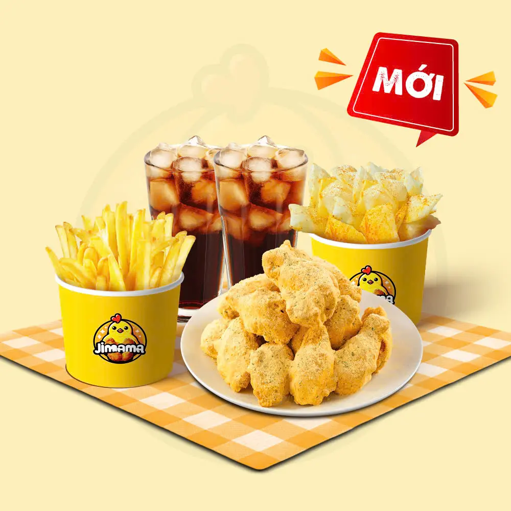 Hình ảnh Combo gà phô mai - 2 người