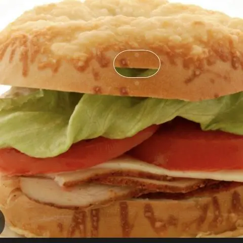 Hình ảnh Hamburger Thịt Nguội