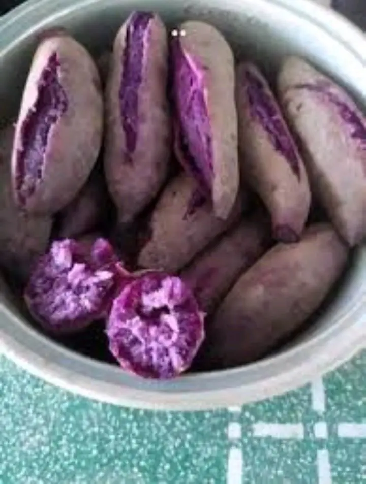 Hình ảnh khoai tím luộc 500gr