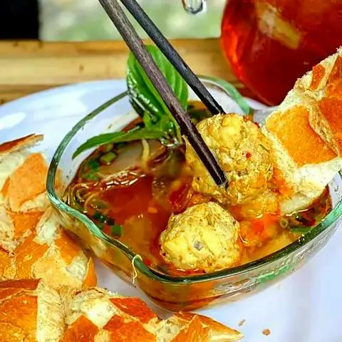 Hình ảnh Xíu mại viên (ăn kèm Bánh căn/Bánh mì xíu mại)