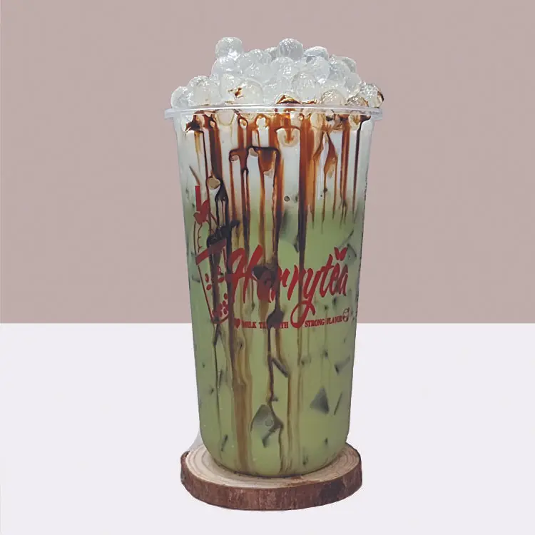 Hình ảnh Đường nâu jelly 3Q matcha sữa