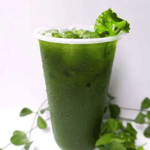 Hình ảnh rau má nguyên chất size lớn 