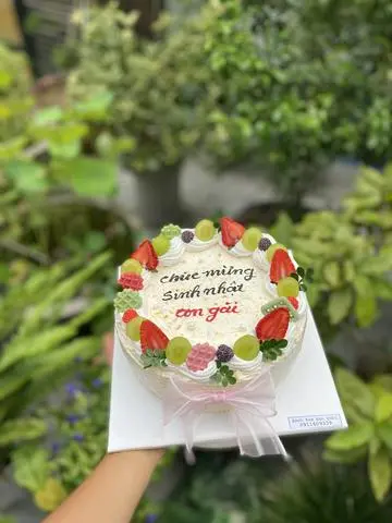 Hình ảnh bánh kem trái cây 229k 17cm 