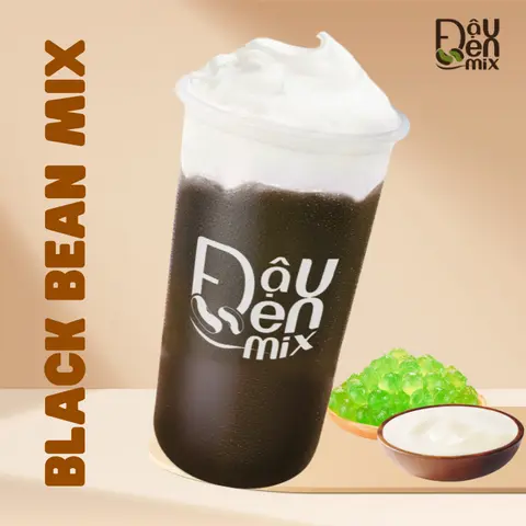 Hình ảnh ĐẬU ĐEN MIX TRÂN CHÂU SỮA DỪA