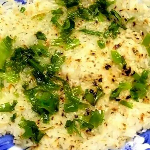 Hình ảnh Cơm cháy chà bông - mỡ hành