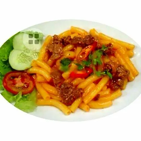 Hình ảnh Nui xào thịt bò - Fried pasta beef