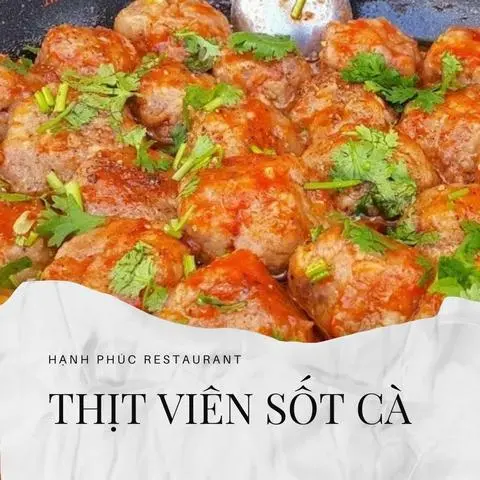 Hình ảnh Cơm Thịt Viên Sốt Cà Chua