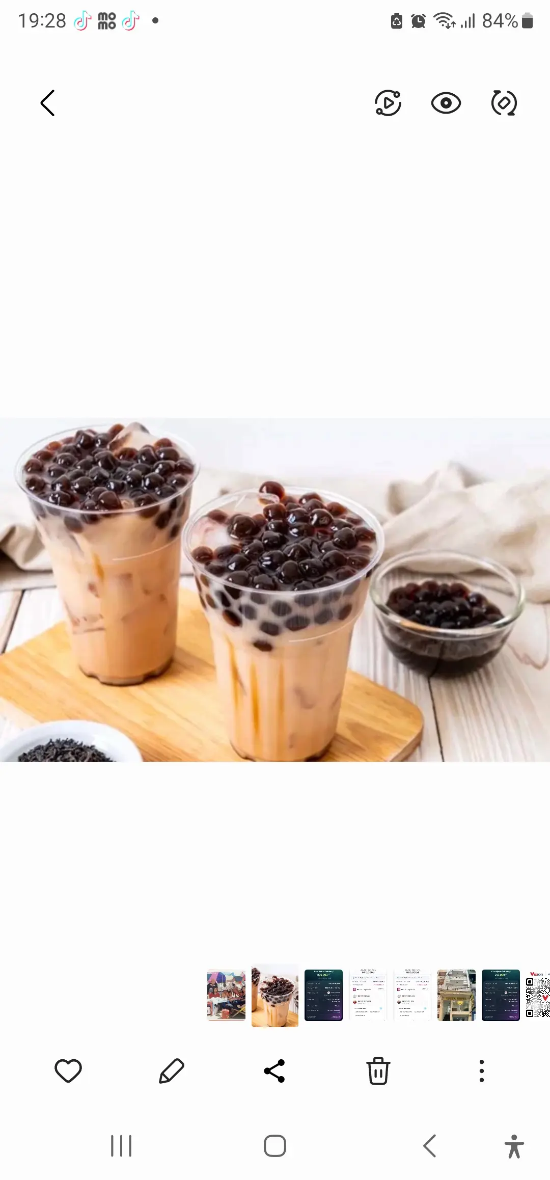 Hình ảnh Trà sữa gạo rang