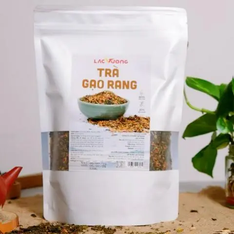 Hình ảnh Trà Gạo Rang Lạc Vương 500g, Trà Nhật Bản Cao Cấp Pha Trà, Trà Sữa Gạo Rang