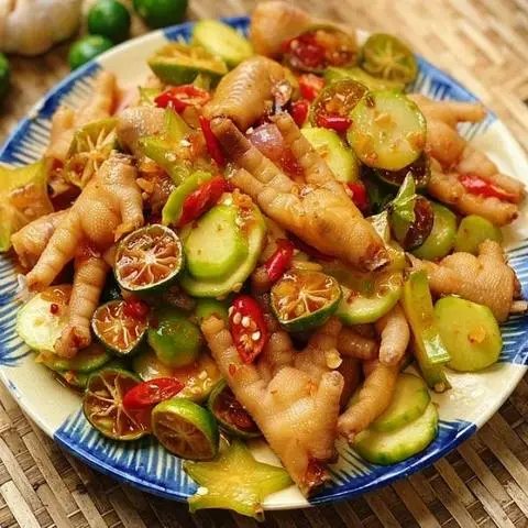 Hình ảnh Chân Gà Sốt Thái 189k