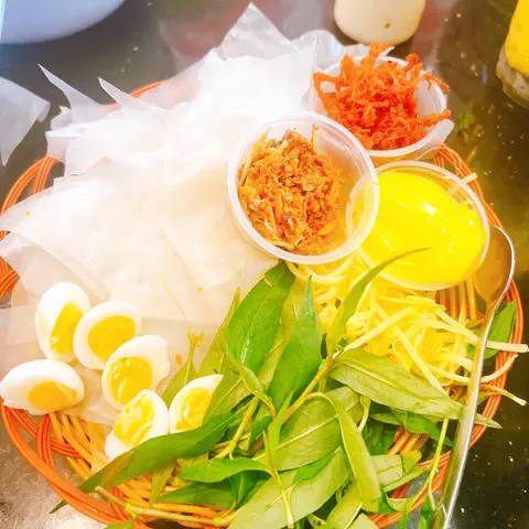 Hình ảnh Bánh tráng chấm bơ