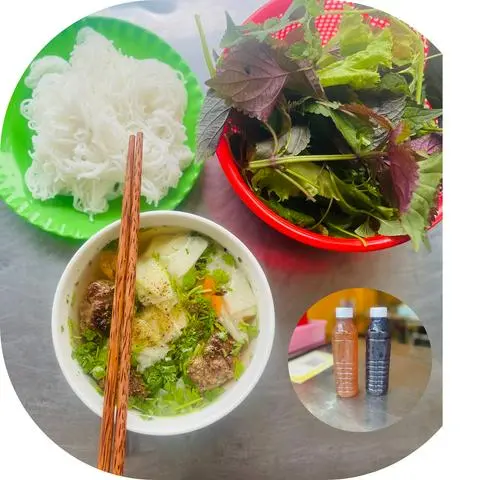 Hình ảnh Combo Bún Chả Nhỏ + Nước Sâm/Trà Tắc
