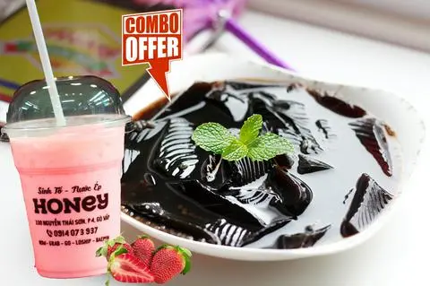 Hình ảnh Combo 1: Sinh Tố Dâu - Chè Lý Thông