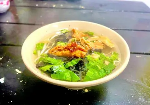 Hình ảnh canh rong biển chay