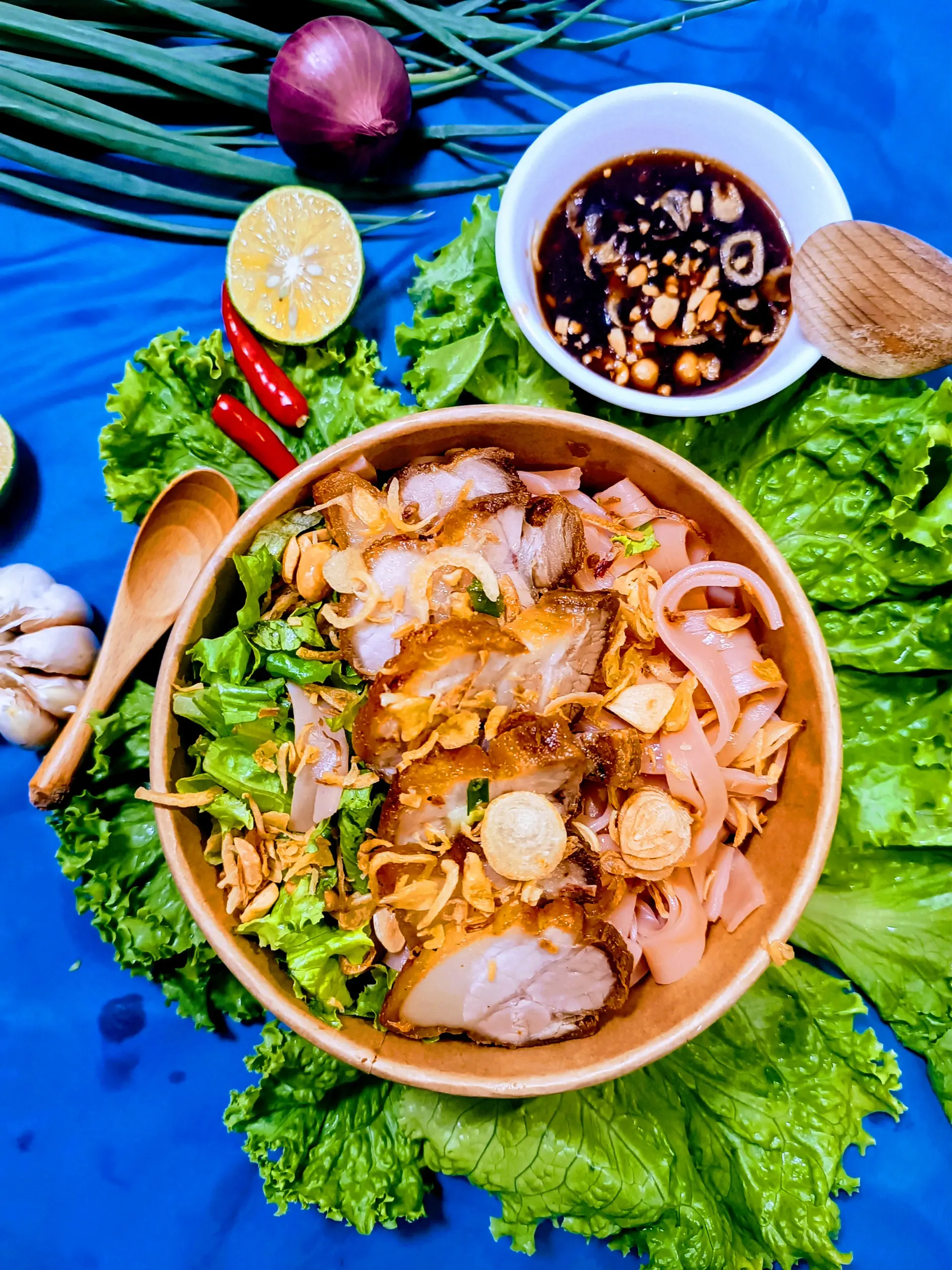 Hình ảnh [TH] Mì Ngâm Tương - Thịt Nạc Giòn Mắm Tỏi