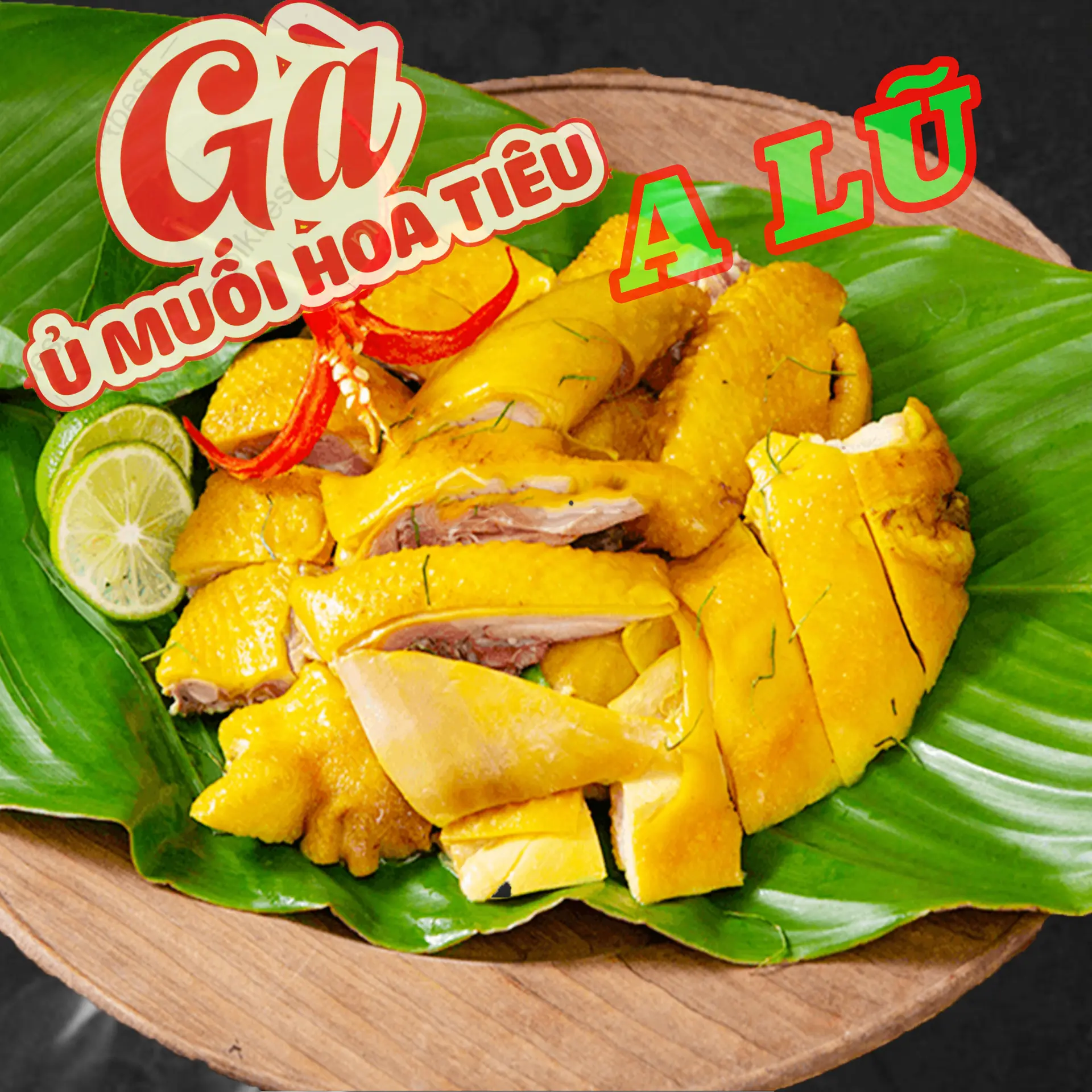 Hình ảnh Gà ủ muối nguyên con 1kg-1.2kg