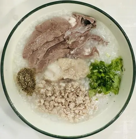 Hình ảnh Cháo sườn tim heo