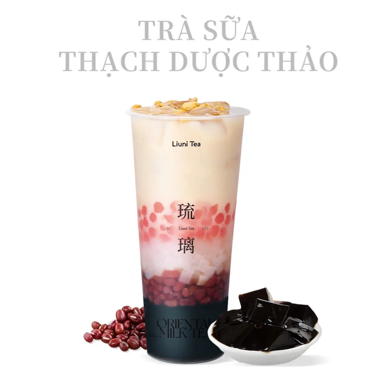 Hình ảnh Trà sữa thạch dược thảo