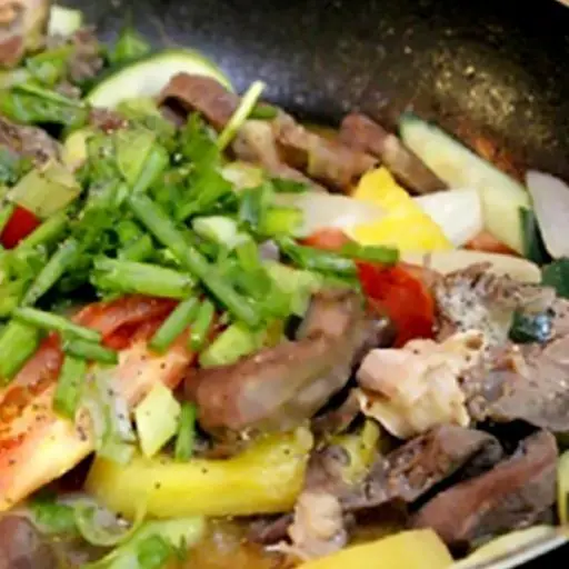 Hình ảnh Bò xào chua ngọt