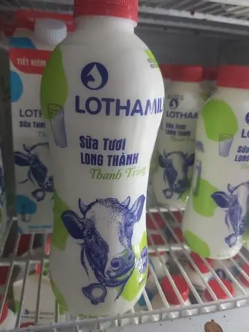 Hình ảnh Sữa tươi Long Thành 880ml không đường