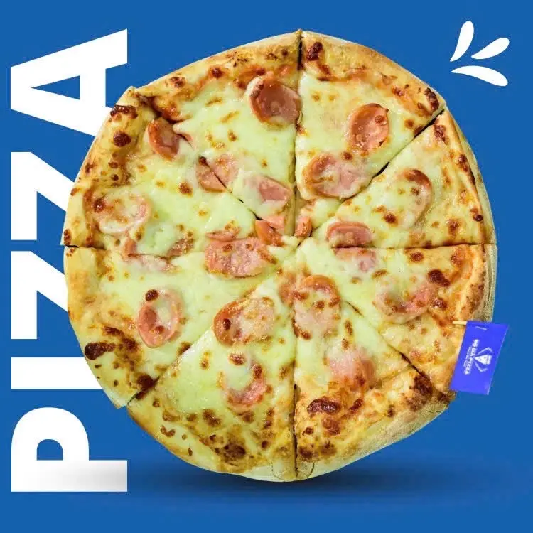 Hình ảnh Pizza TRÒN Xúc Xích