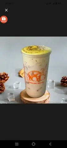 Hình ảnh Trà Sữa Gạo Rang Kem Trứng Nướng