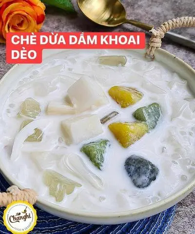 Hình ảnh Chè dừa dầm khoai dẻo
