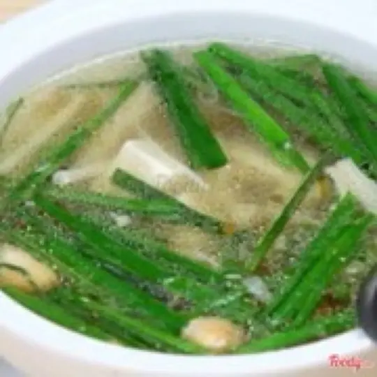 Hình ảnh Canh hẹ đậu hũ