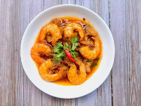 Hình ảnh tôm gam muối 