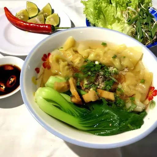 Hình ảnh Hủ tiếu sủi cảo