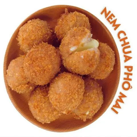Hình ảnh Nem Chua Phô Mai - 1 hộp ( 5 cái nem )