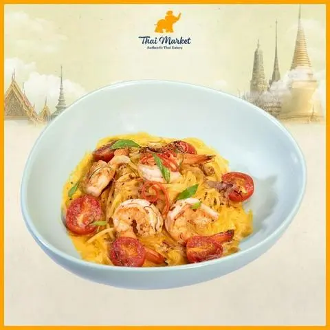Hình ảnh Spaghetti Trứng Muối Hải Sản