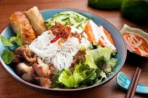 Hình ảnh bún thịt nướng 