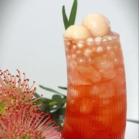 Hình ảnh Trà vải hoa hồng - Lychee rose tea