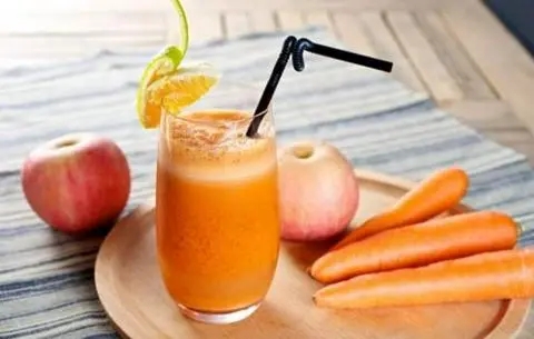 Hình ảnh nước ép táo + cà rốt- ly 800ml