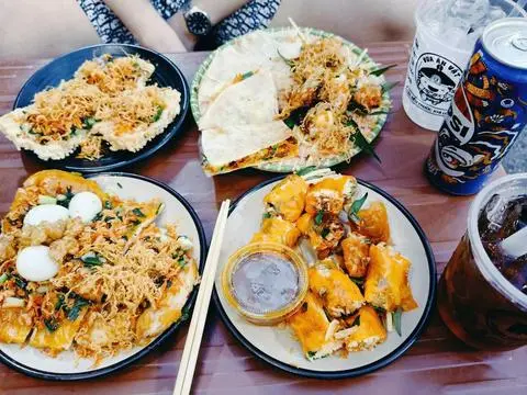 Hình ảnh Bánh tráng cuốn sốt bò